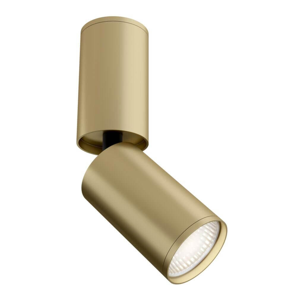 Focus S Deckenstrahler Big in elegantem Gold-Design für moderne Innenräume.