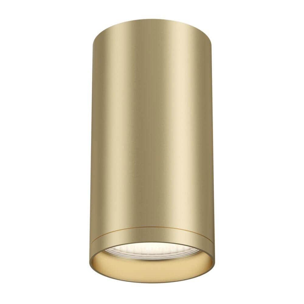 Focus S Deckenstrahler Mini in elegantem Gold-Design für modernes Raumlicht.