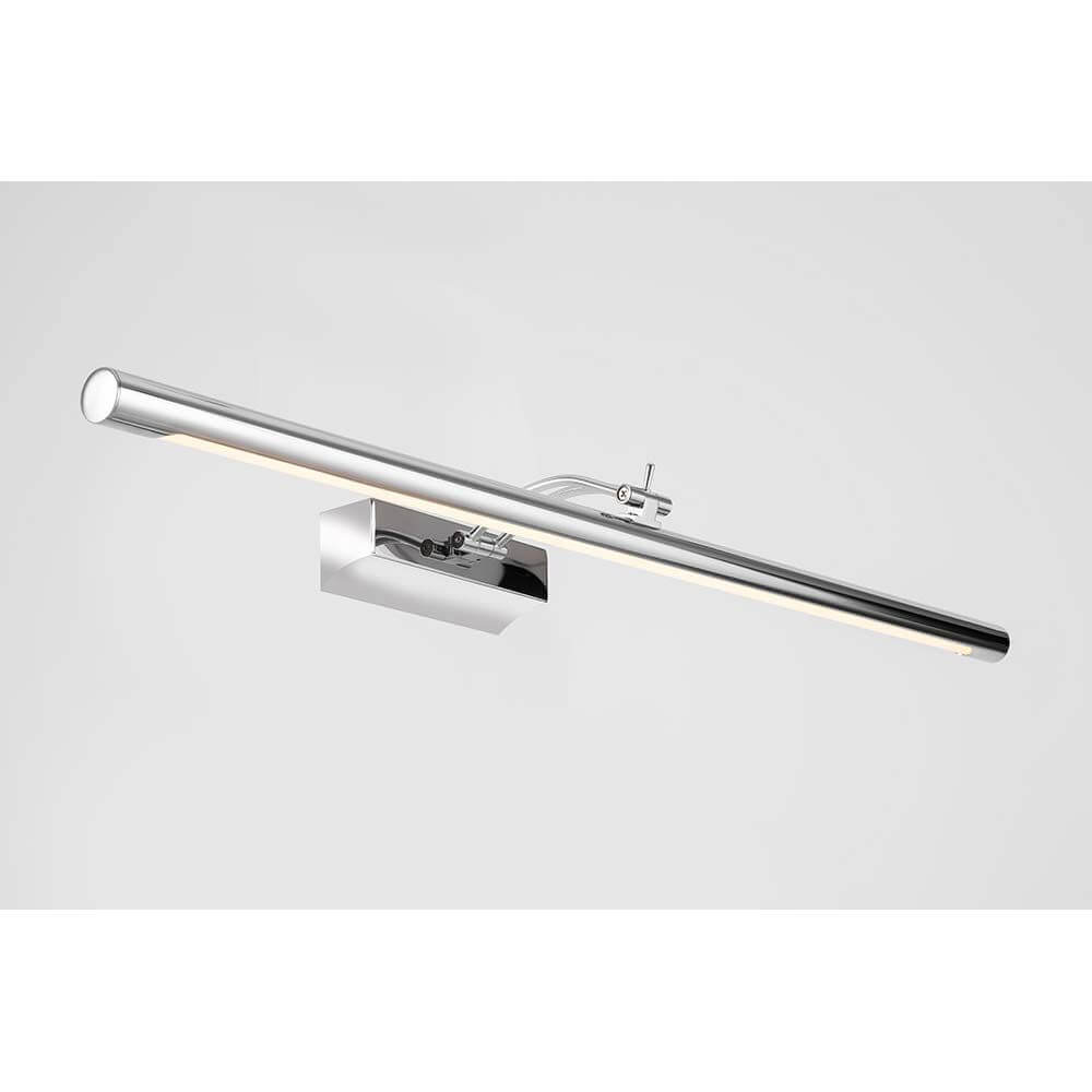 Fino LED Spiegelleuchte mit Metallrahmen und Polycarbonat-Diffusor für Badezimmerbeleuchtung.