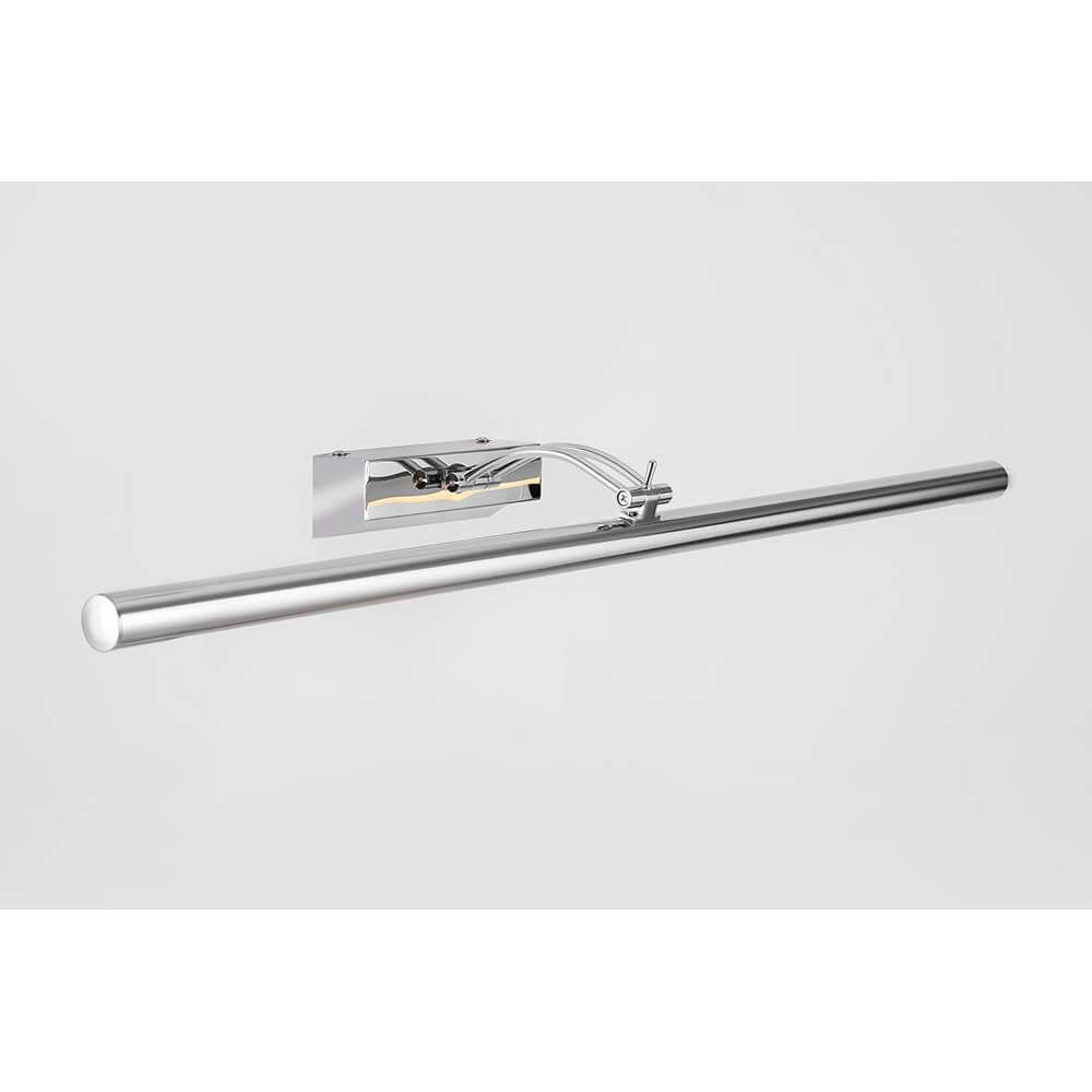 Fino LED Spiegelleuchte mit Metallrahmen und Polycarbonat-Diffusor für stilvolle Beleuchtung.