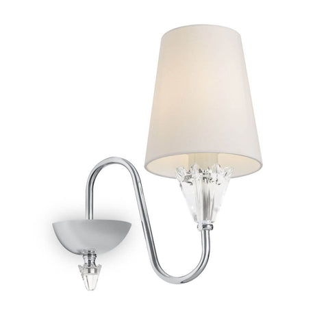 Florero Wandlampe mit elegantem Design und klaren Akzenten, ideal für moderne Innenräume.