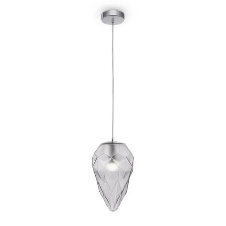Suspension Globo Mini suspendue au design moderne avec abat-jour en verre facetté