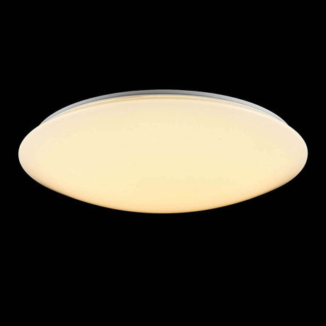 Gloria LED Deckenleuchte Weiß, Acryl-Lampe mit Flimmer-Effekt und regulierbarer Helligkeit.