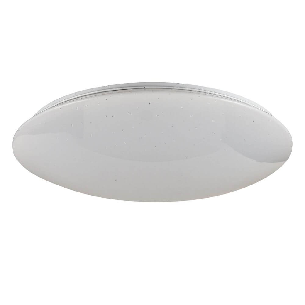 Gloria LED Deckenleuchte Weiß - Acryl-Lampe mit Flimmer-Effekt und regulierbarer Helligkeit.