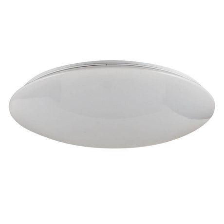 Gloria LED Deckenleuchte Weiß - Acryl-Lampe mit Flimmer-Effekt und regulierbarer Helligkeit.