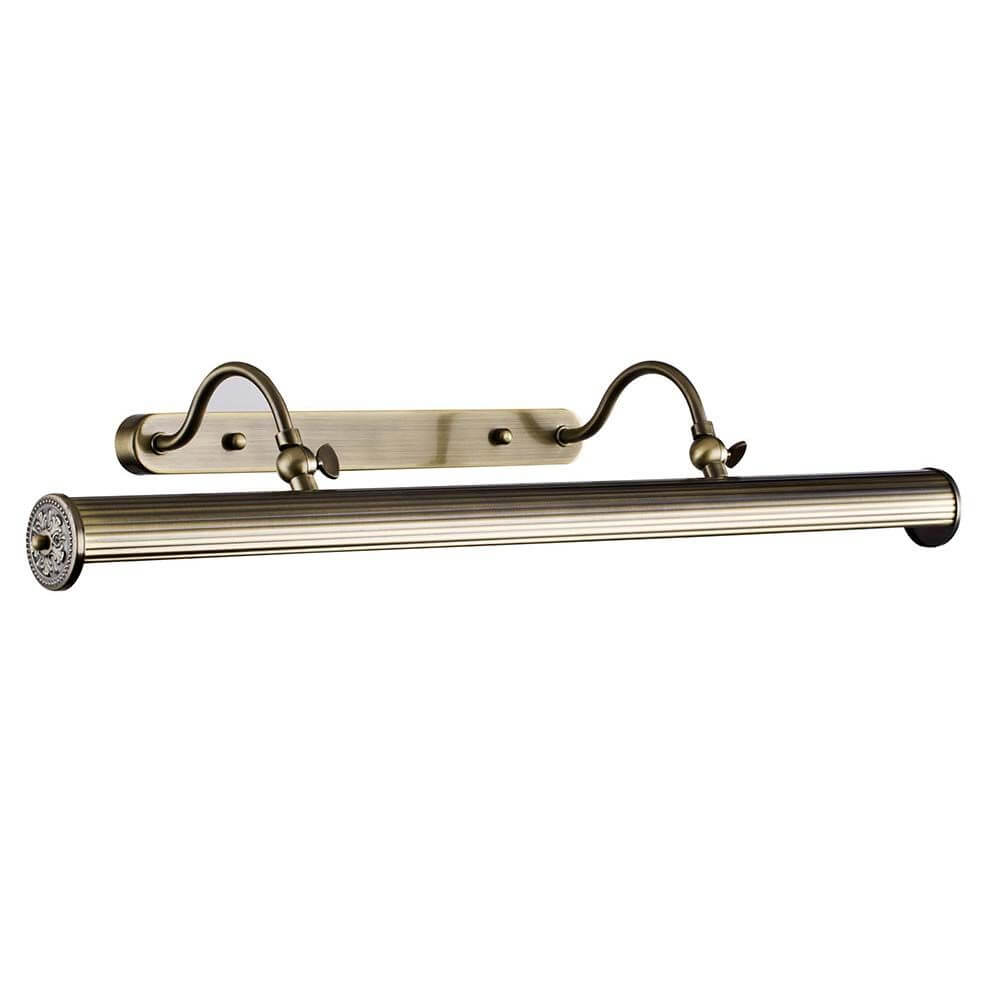 Govanni Bild- & Spiegelleuchte Bronze mit Metallrahmen und verstellbarem Diffusor.