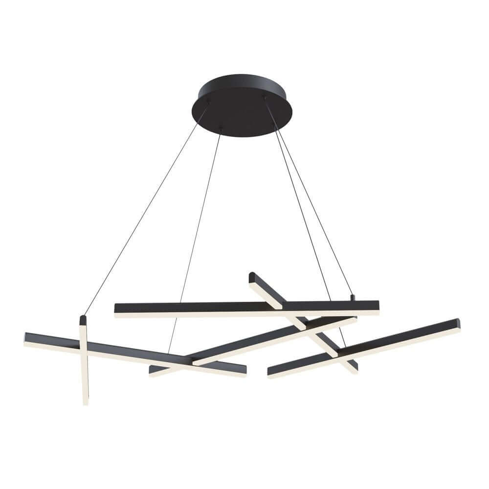 Moderne Line LED-Hängeleuchte mit mehreren LED-Leuchtstäben in elegantem Design.