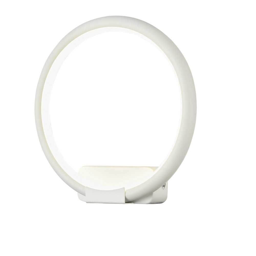 Nola LED Wandleuchte Weiß - moderne Deckenleuchte mit LED-Modul in weißem Design.