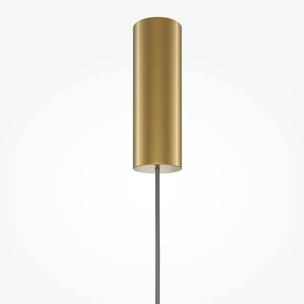 LED Pendelleuchte Kyoto Ø 22cm in elegantem Goldfinish für stilvolle Beleuchtung.