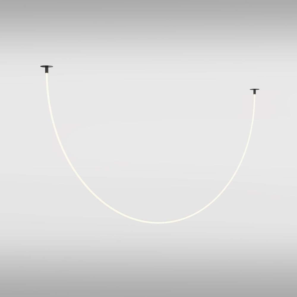 LED Pendelleuchte Tau 400cm mit elegantem Design, perfekt für moderne Innenräume.