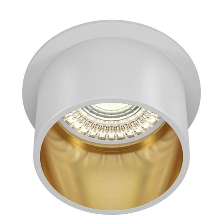 Reif Einbauleuchte groß mit goldfarbener Innenseite und modernem Design, ideal für stilvolle Beleuchtung.