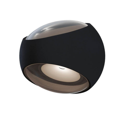 Stream LED Außen-Wandleuchte IP54 in elegantem schwarzen Design für die architektonische Kunstbeleuchtung.