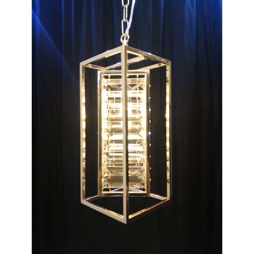 Tening Pendelleuchte Ø 25,5cm in Gold mit verstellbarer Kettenlänge und modernem Design
