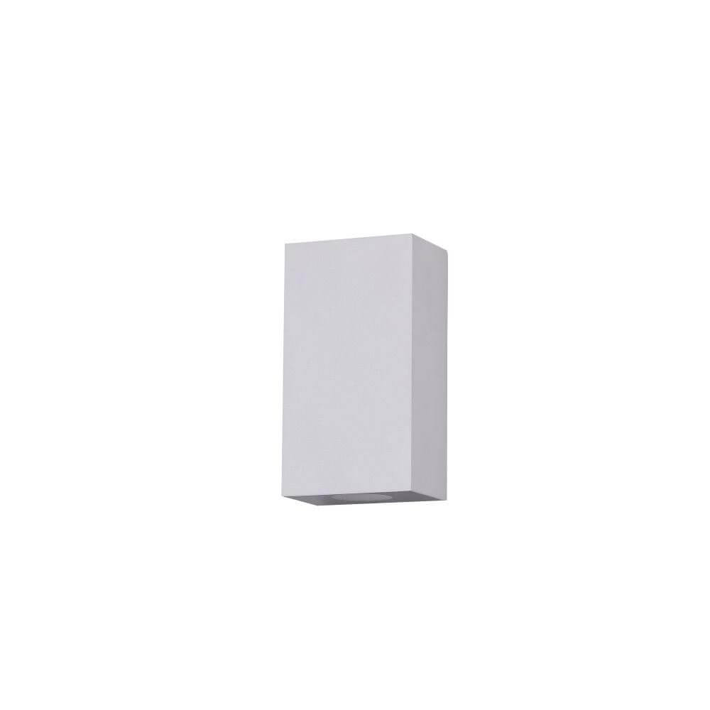 TimesSquare LED-Außenwandlampe Small IP54 in modernem, schlichtem Design aus robustem Metall.