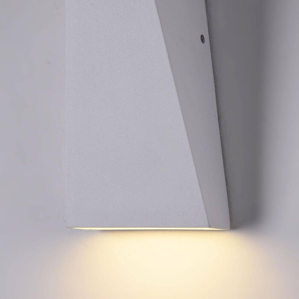 TimesSquare LED-Wandaußenlampe Big IP54 mit modernem Design und warmem Lichtstrahl