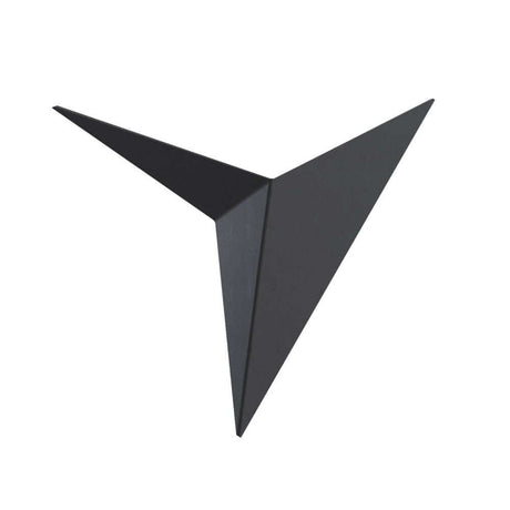 Trame LED wall light in a modern, minimalist design in black.