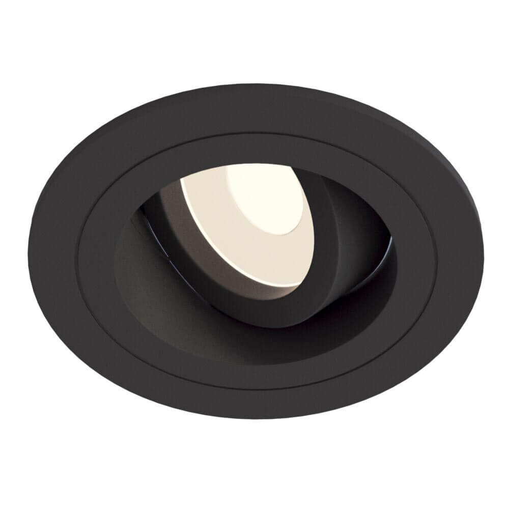 Rund infälld atom