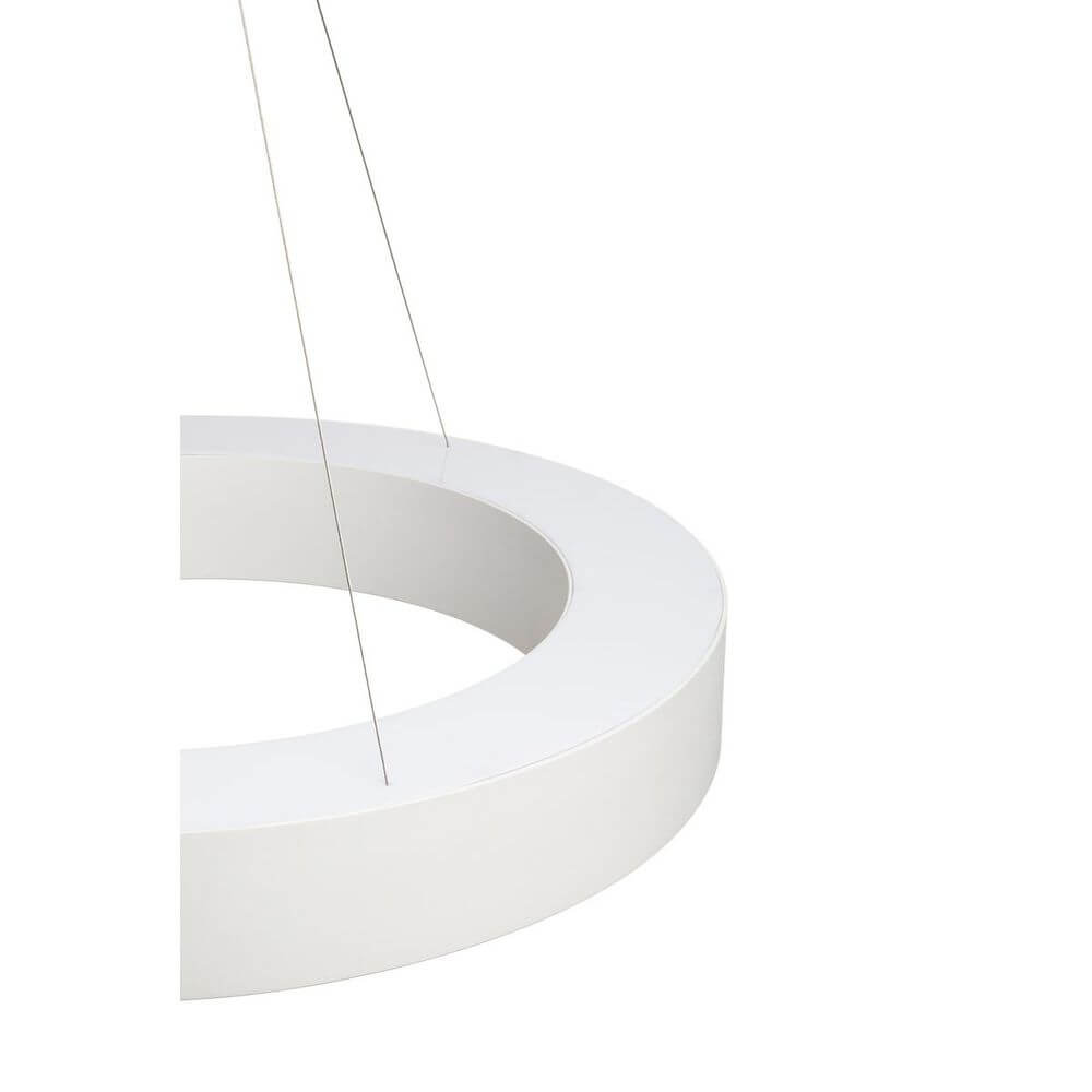 Medo RING 60 Pendelleuchte Weiß LED mit modernem Design und hochwertigem Aluminiumrahmen