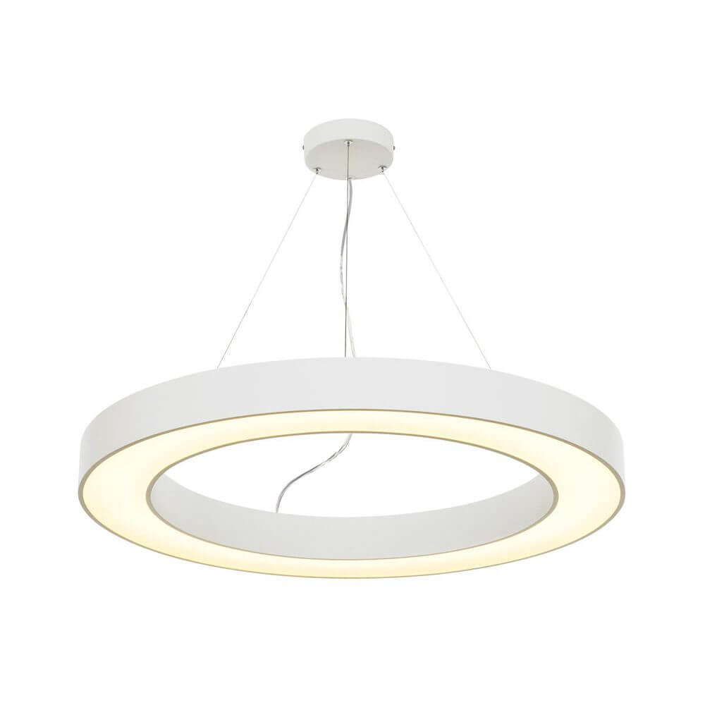Medo RING 90 Pendelleuchte Weiß LED in modernem Design mit dimmbarer LED-Beleuchtung.