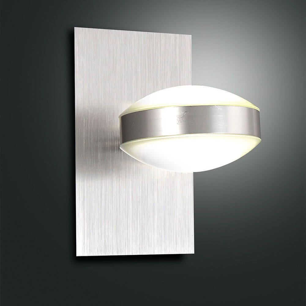 Mill LED Power-Wandleuchte 1400lm Nickel-Satiniert