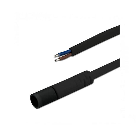 Mini-Plug Anschlussfassung weiblich 1m 2x0.75 Schwarz max. 24V/6A Kabeltyp VDE H03VVH2-F