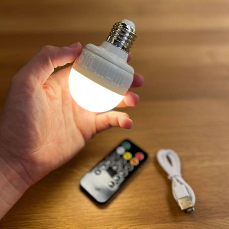 Przenośna żarówka LED 8W Ściemnialna Akumulator Magnetyczna ciepła/zimna