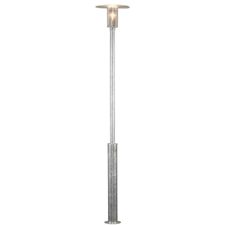 Mode Mastleuchte 220cm galvanisierter Stahl, klares Polycarbonat Glas