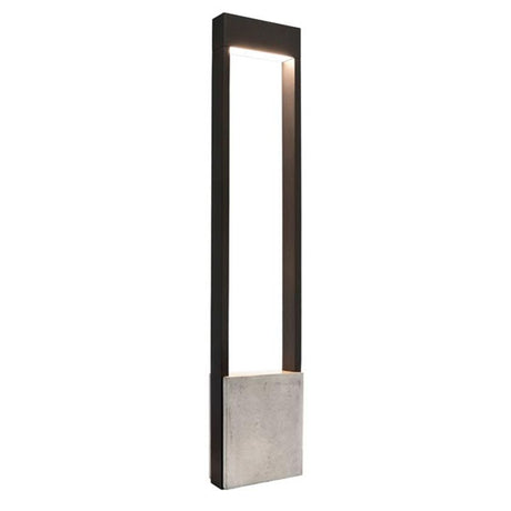 Moderne LED Pollerleuchte Bridge 100cm 640lm Dunkelgrau mit modernem Design und warmweißem Licht.