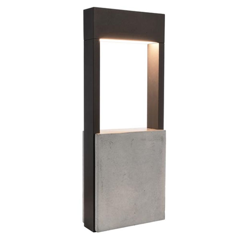 Moderne LED-pullertlampe Bridge 45 cm 480 lm mørkegrå - elegant hagebelysning i mørkegrå.