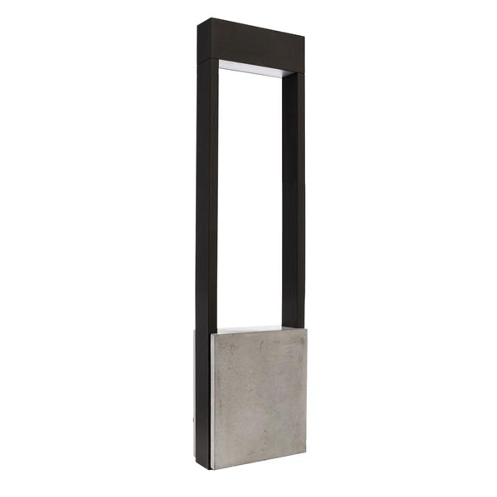 Moderne LED pullertarmatur Bridge 60 cm 530 lm mørkegrå - elegant utendørsbelysning for hagen.