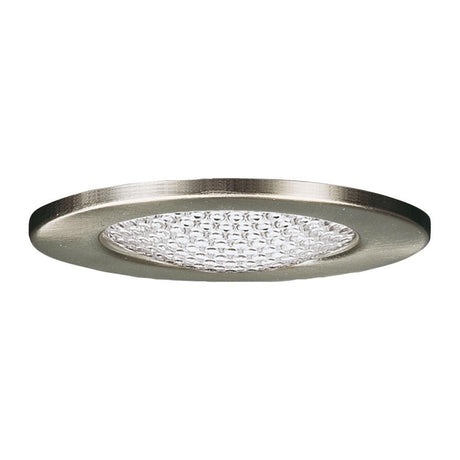 Möbel EBL Schutz strukturiert max. 20W 12V G4 66mm Stahl Glas Einbauleuchte mit strukturiertem Glas.