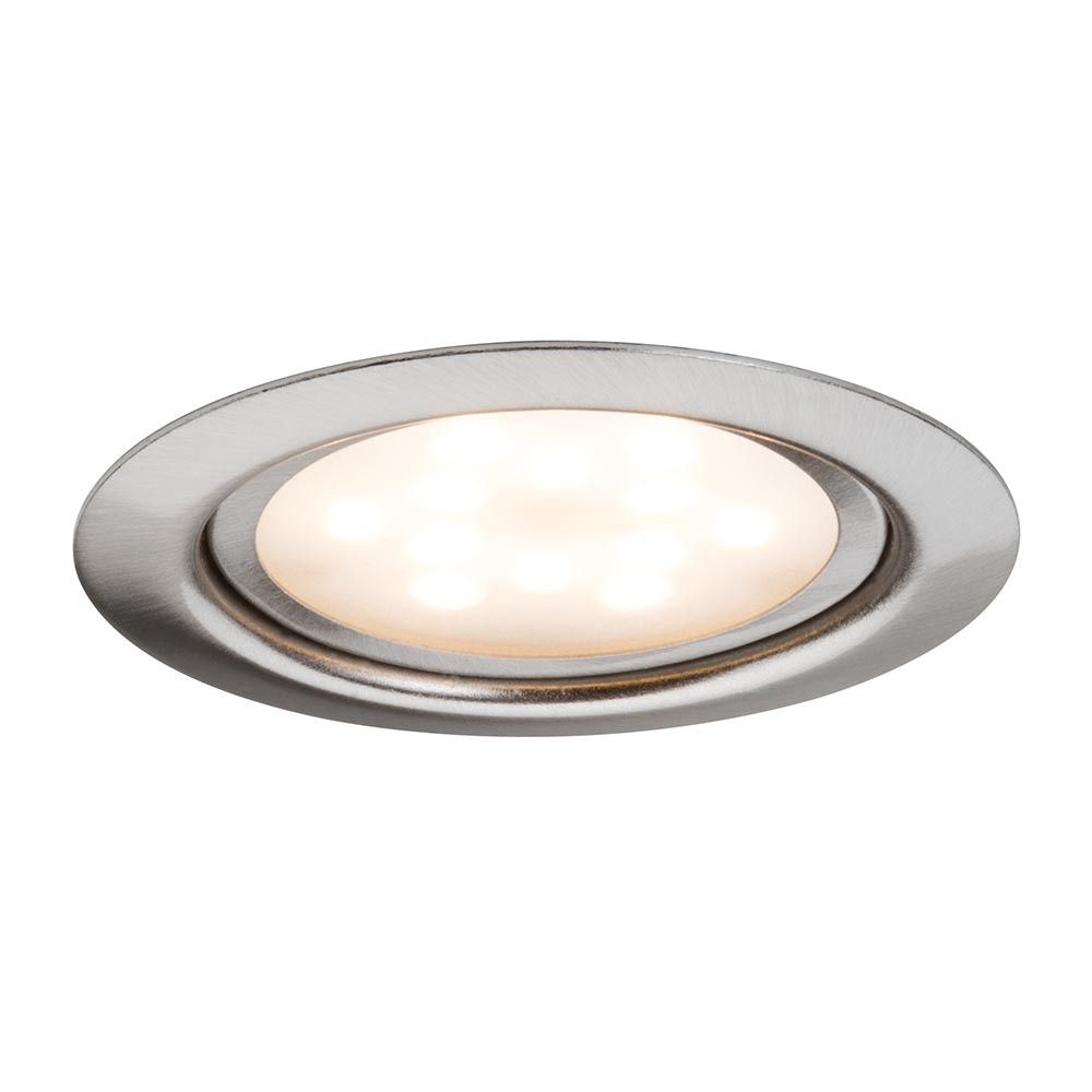 Möbel EBL Set LED 3x4,5W 12VA 65mm mit modernem Design für Vitrinen und Möbel.