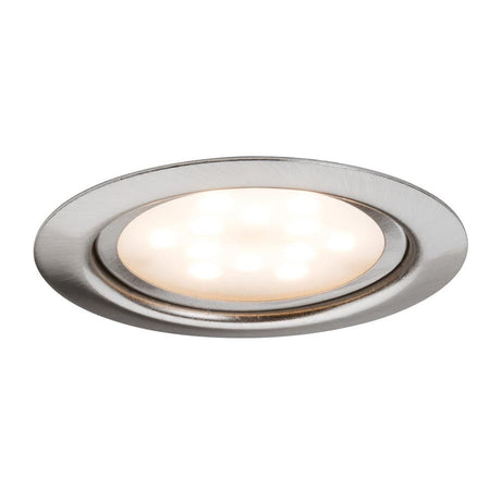 Möbel EBL Set LED 3x4,5W 12VA 65mm mit modernem Design für Vitrinen und Möbel.