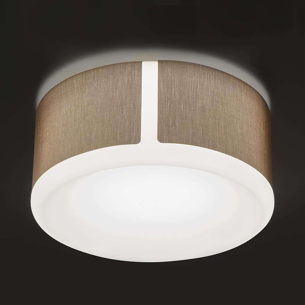 Runde Apollo LED Deckenleuchte Ø 65cm in Anthrazit, dimmbar mit Opal-Diffusor und Aluminiumträgerplatte.