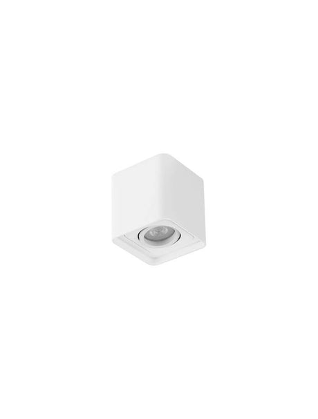 Plafonnier Monique GU10 au design moderne et cubique, idéal pour tout espace de vie.