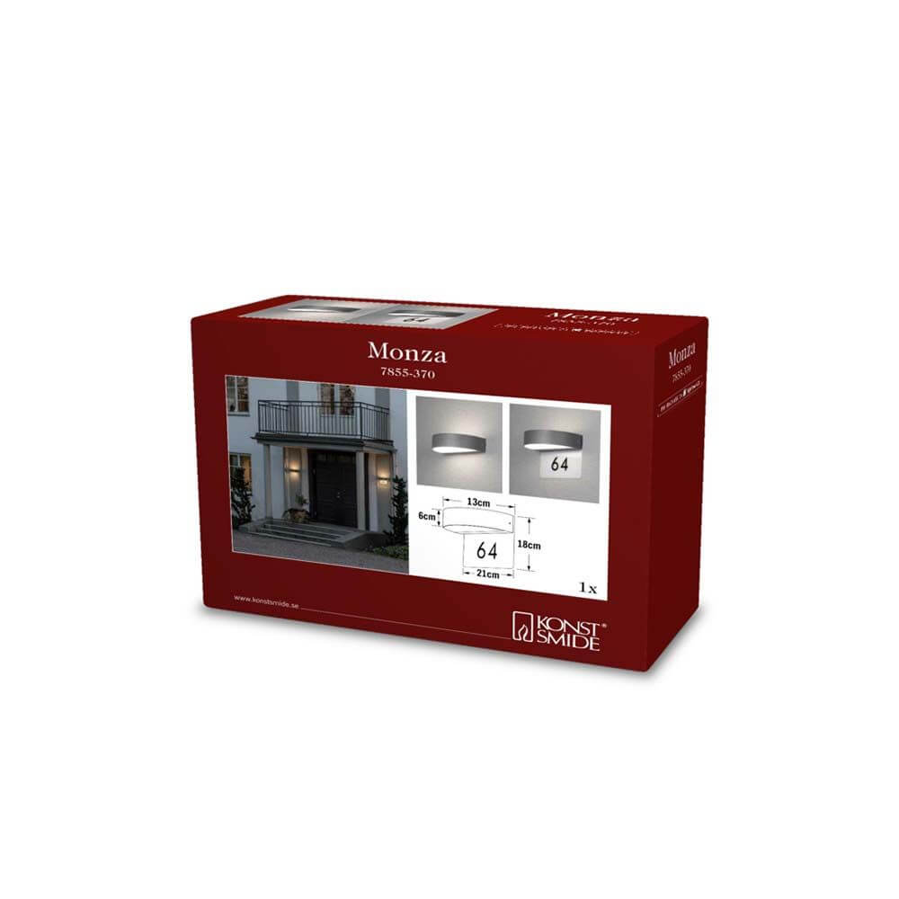 Monza LED House number light including digits