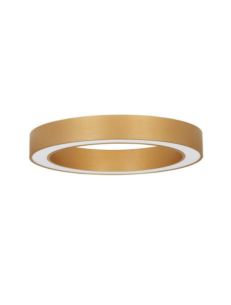 Plafonnier Morbido LED Ø 60 cm 2700, 4000K avec un élégant design en laiton doré