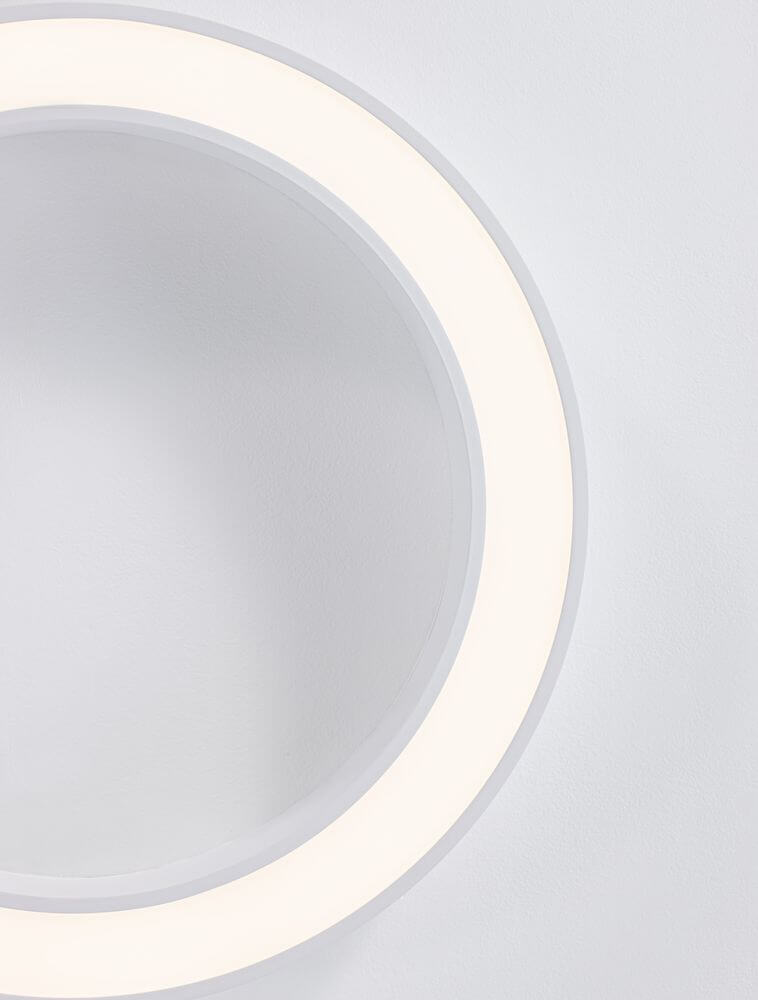 Morbido LED Deckenleuchte Ø 60cm 2700, 4000K in elegantem, ringförmigen Design.