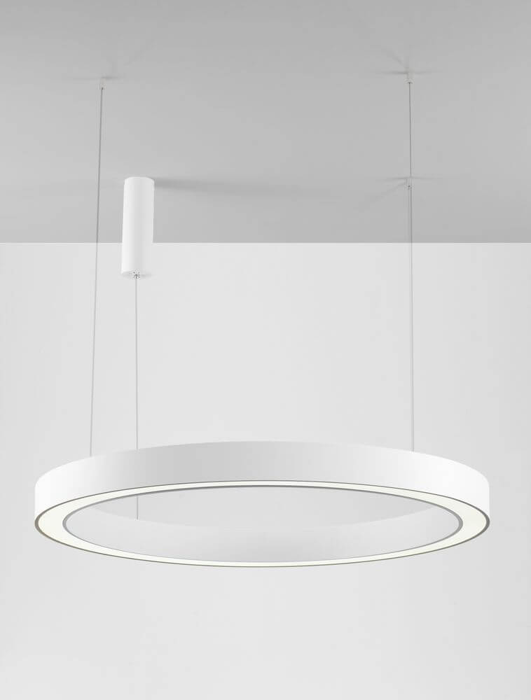 Morbido LED Pendelleuchte Ø 100cm 2700, 4000K mit modernem, minimalistischem Design.