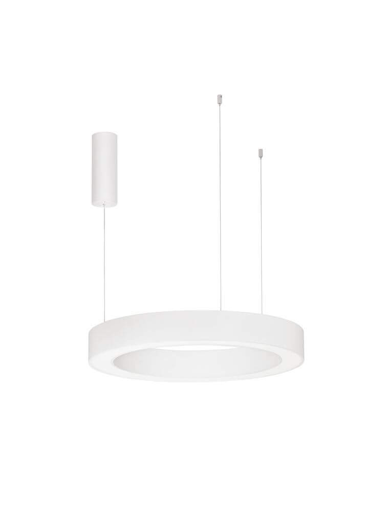 Morbido LED Pendelleuchte Ø 60cm 2700, 4000K in Weiß mit schlankem Design und harmonischer Lichtverteilung.