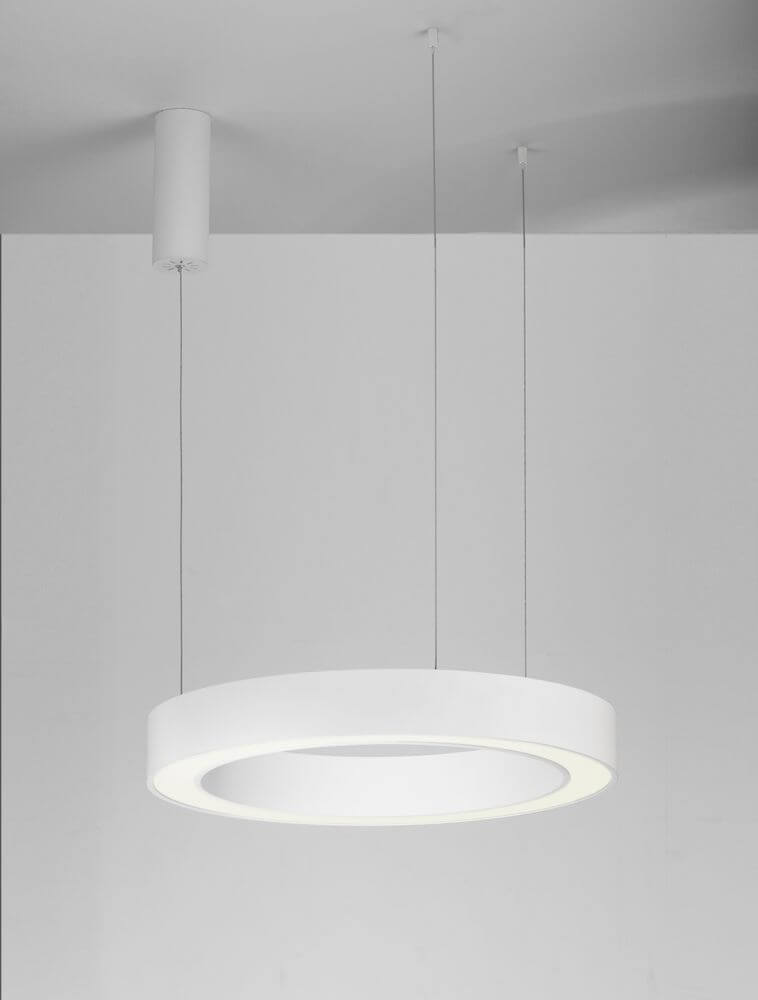 Morbido LED Pendelleuchte Ø 60cm 2700, 4000K in modernem, minimalistischem Design und harmonischer Lichtverteilung.