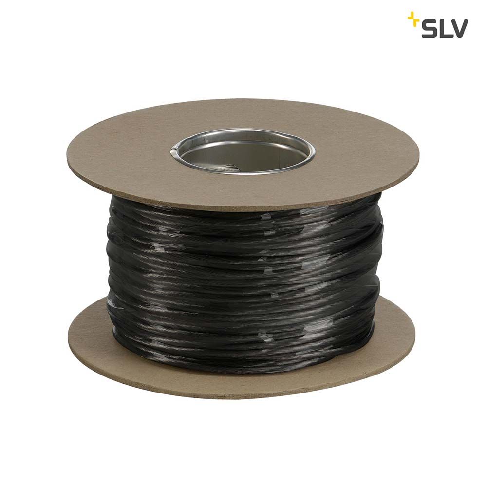 12V-Seil für Tenseo 12V-Seilsystem Schwarz 4mm² 100m auf einer Rolle