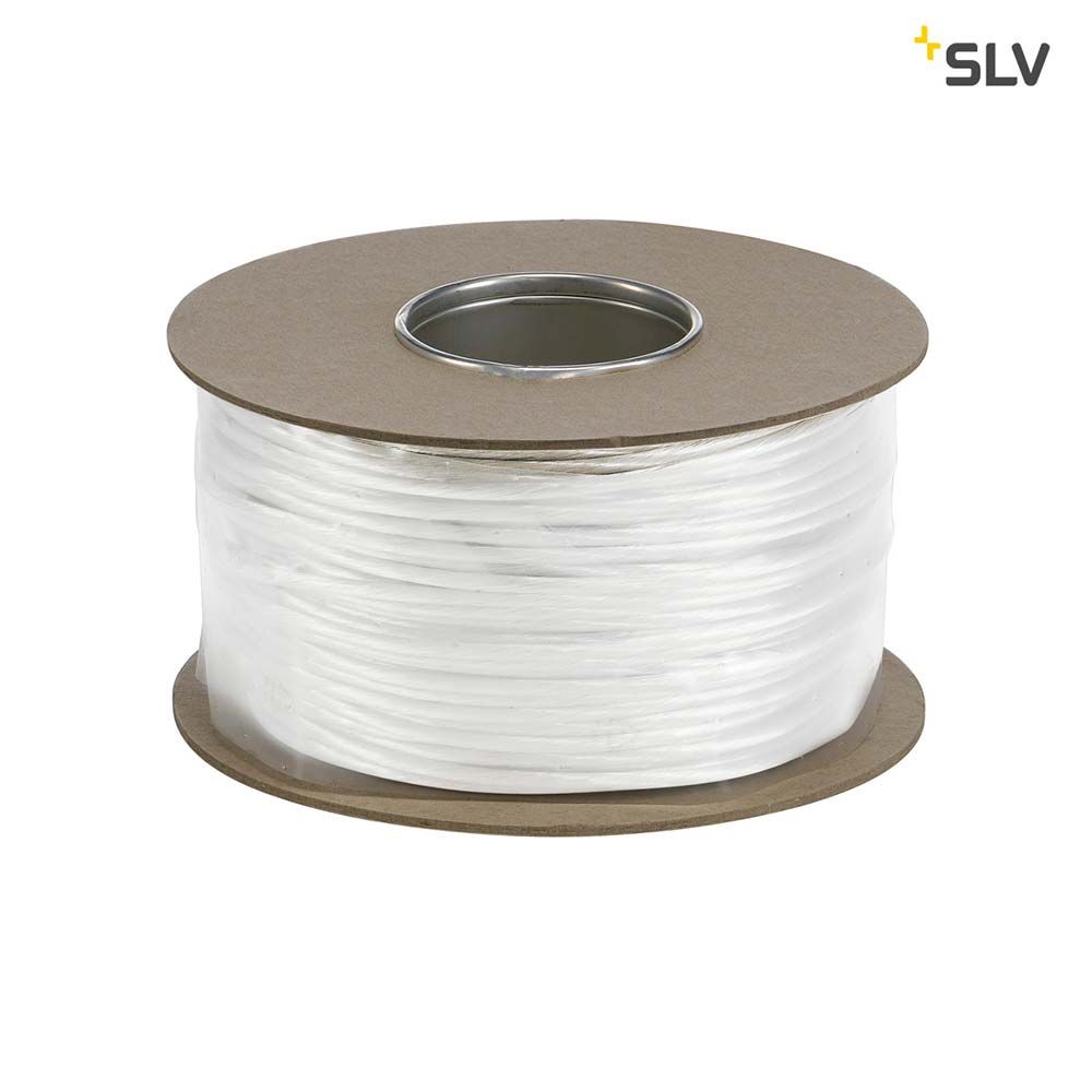 12V-Seil für Tenseo 12V-Seilsystem Weiß 6mm² 100m auf Rolle, Niedervoltseil für verschiedene Anwendungen.