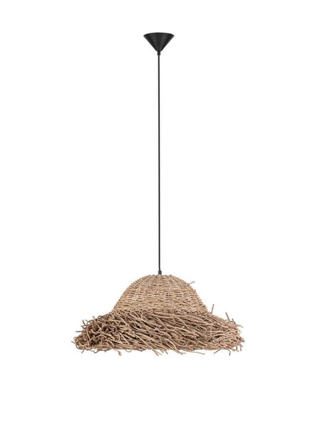 Natu hanger lamp E27 Seegras Brown