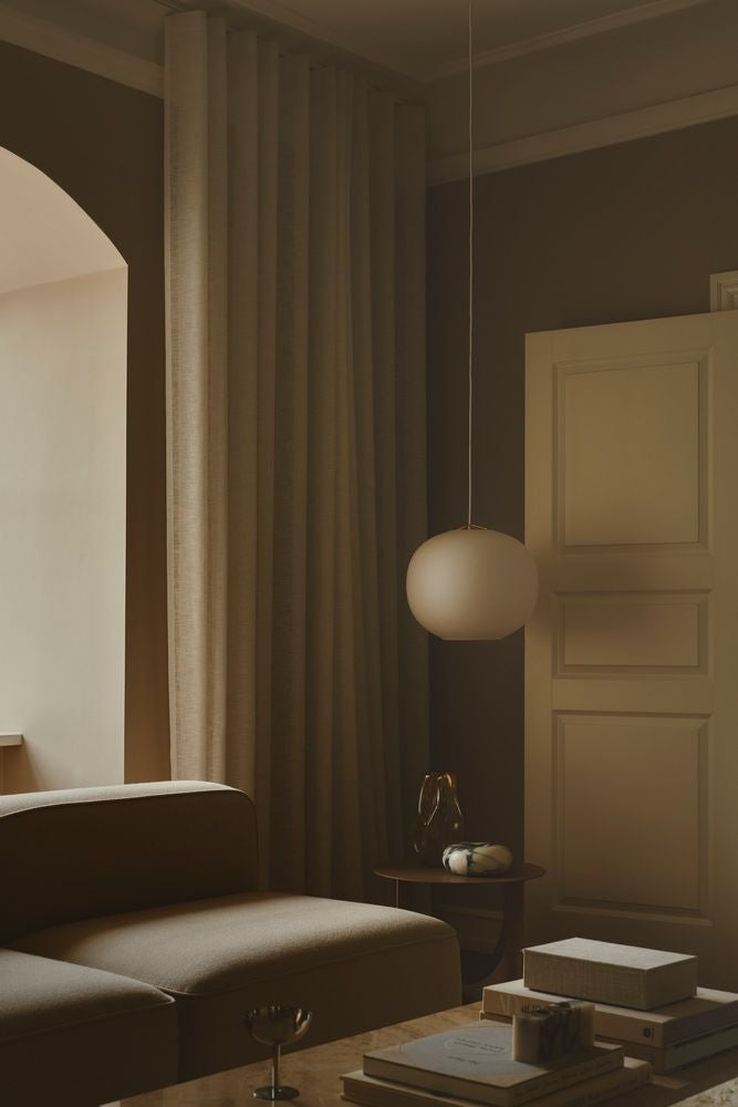 Navone Hängeleuchte Opal-Weiß