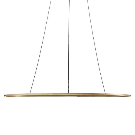 Nemo Ellisse Mega Down LED lámpara colgante 186x95cm directo