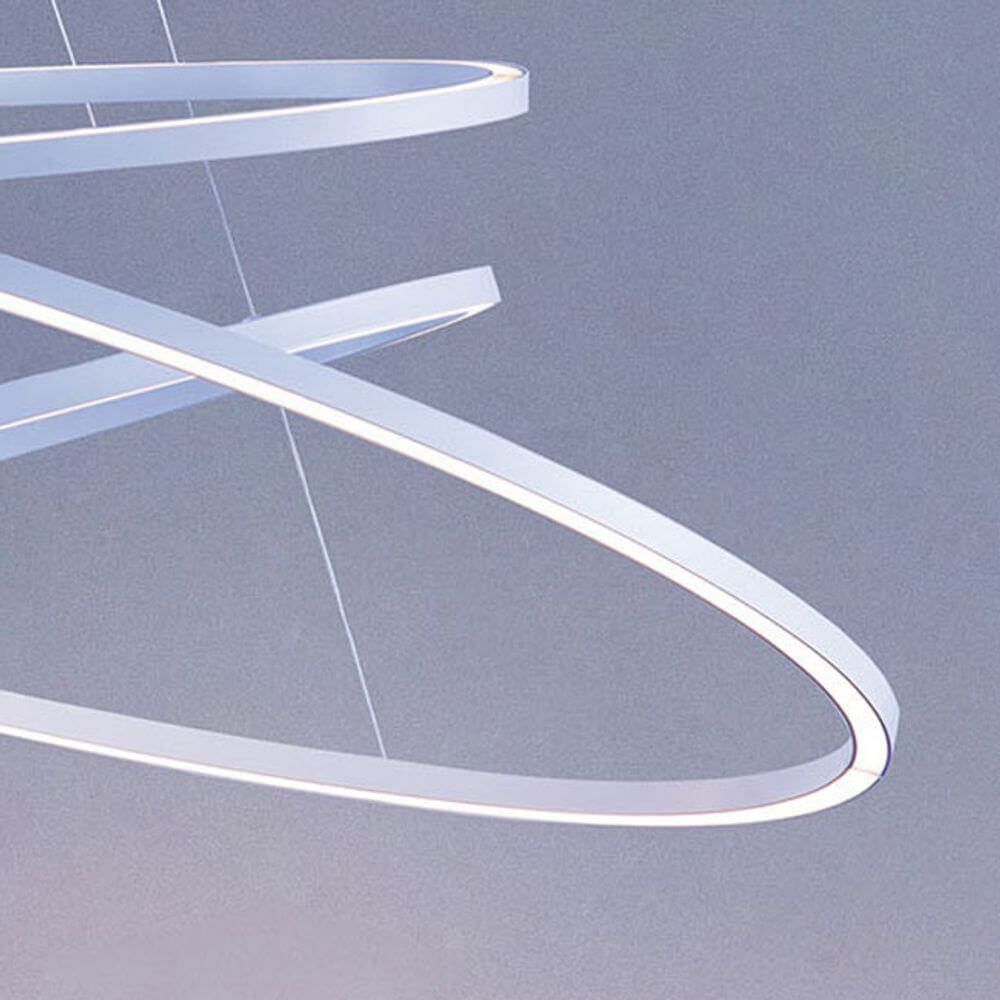 Nemo Ellisse Triple LED Hängelampe 3 Ringe, ovale Pendelleuchte in modernem Design.