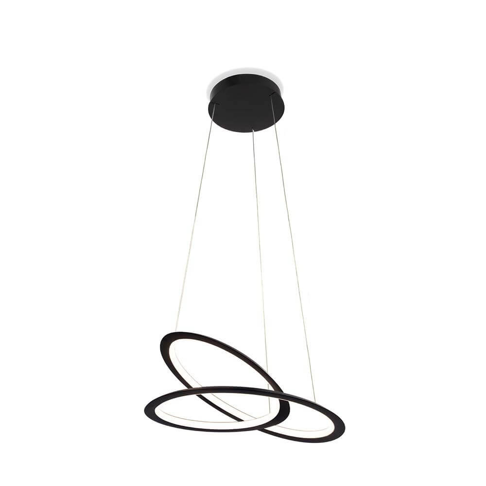 Nemo LED-Hängeleuchte Kepler Petite in Schwarz mit modernem Design und elegantem Downlight.