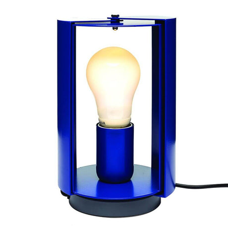 Nemo Pivotante À Poser lampe de table pivotante dans une teinte bleue avec abat-jour visible.