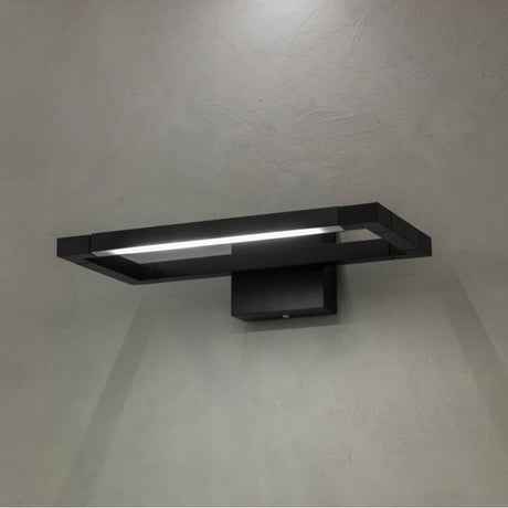 Applique Nemo Spigolo LED orientable à 360° en noir, éclairage mural au design moderne avec LED de haute qualité.